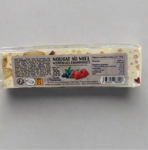 Nougat Blue Rasp w/ Honey Apidis FF