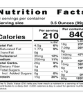 Nutritional Label